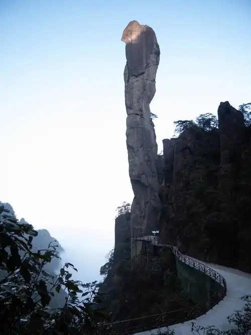 Giant Python Out of Mountain Peak